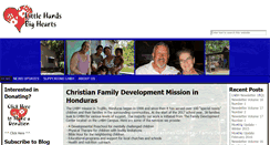 Desktop Screenshot of littlehandsbighearts-mission.org